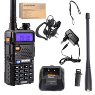 Baofeng UV-5R 5W Rádio SKENER PKP STRÁŽNA POLÍCIA