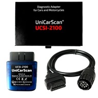 KIT OBD2 diagnostické rozhranie UCSI-2100 + MotoScan BMW 10 PIN adaptér