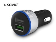 Quick Charge 3.0 Savio nabíjačka do auta