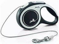 FLEXI Leash New Comfort S lano 5m 12kg Čierne