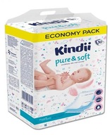 Kindii Pure & Soft prebaľovacie podložky 60x40 30 ks