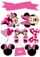 SUGAR PRINT Minnie Mouse na tortu