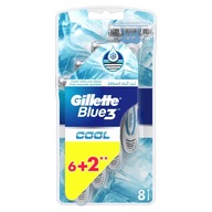 Gillette Blue 3 cool holiace strojčeky 8x