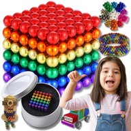 NEOCUBE MAGNETICKÉ GULIČKY 216 KS 5MM RAINBOW + KRABIČKA ZADARMO S ŠPONKOU