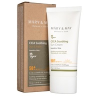 Mary&May CICA upokojujúci krém na opaľovanie SPF50+ upokojuje a hydratuje 50 ml