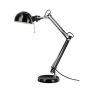 Stolová lampa IKEA FORSA, nastaviteľná čierna