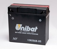 Batéria Unibat 12N20AH-BS, G19 BMW 20Ah, 185A