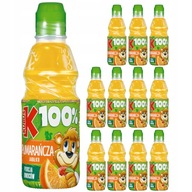 Kubuś 100% pomarančový jablkový džús 300 ml x 12 kusov