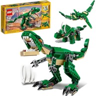 LEGO CREATOR BLOCKS 3V1 MOCNÉ DINOSAURY T REX DINOSAUR 3 SPÔSOBY MONTÁŽE