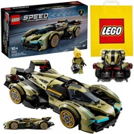 LEGO 76923 Model auta LAMBORGHINI LAMBO V12 Súprava kociek 10+