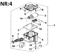 FILTER SPOLOČNÉHO KRYTU Quad DAELIM ET 300cc OEM!