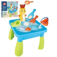 WOOPIE Water Table 2v1 Sandbox Duck Waterfall 9 príslušenstvo