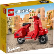 Skúter Lego Creator 40517 Vespa červený