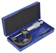 EXTERNÝ NONIUS ANALOGOVÝ MIKROMETER 0-25 MM 0,01 MM SATRA MIKROMETER