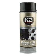 K2-COLOR FLEX GUMA ČIERNA LESK 400ML