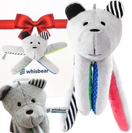 WHISBEAR Humming SENSORY BEAR Bučanie + melónová labka CRY SENSOR senzor