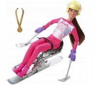 BÁBIKA BARBIE HCN33 ALPINE SPEED Lyžiarka BRUNETTE