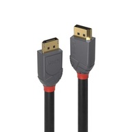 Lindy 36481 DisplayPort 1.4 4K 8K UHD Anthra linkový kábel – 1 m