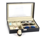 Box Organizer Casket Glasses Watches 9 ks