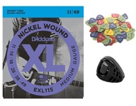 STRUNY PRE ELEKTRICKÚ GITARRU D'ADDARIO EXL 115+