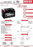 BS BATÉRIA BTZ10S (FA) (YTZ10S)12V 8,6AH 150X86