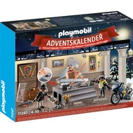 Playmobil Adventný kalendár Polícia: Krádež múzea 71347