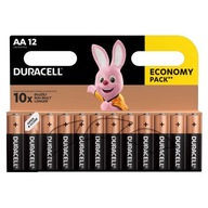 12x ALKALICKÁ BATÉRIA DURACELL BASIC AA LR06 1,5V