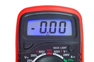 Multimeter do auta s bzučiakom, podsvietený LCD