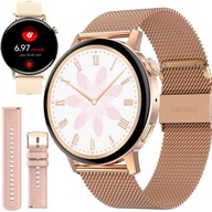 Dámske inteligentné hodinky GOLD Watch For Woman IP68 PL