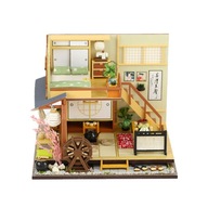 Miniatúrny dom DIY japonský model podlahy LED