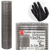 Chovateľská sieť 1m 100cm, zváraná, pozinkovaná, 13x25, 5m