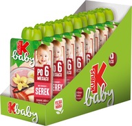 Kubuś Baby pena, jahoda, vanilkový syr 9x 100g