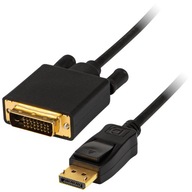 DISPLAYPORT DP DVI HD KÁBEL 1,8M