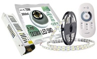 SET 5m LED pásik 5050 Studená biela P. TOUCH