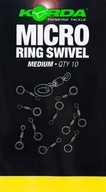 Korda Micro Rig Ring Swivel Stredná Micro Rig obratlík s krúžkom