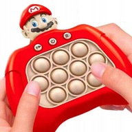 ELEKTRONICKÁ ARKÁDOVÁ HRA POP IT KONZOLA PUSH SUPER MARIO PUSH BUBBLE