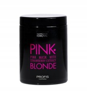 PROFIS RUŽOVÁ MASKA NA BLOND VLASY BLONDE PINK JAHODOVÝ ODTIEŇ 1000ML 1L