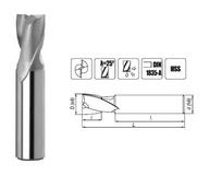 FENES Fréza NFPG fi 3 5/49 HA6 Z2 DIN 327-BK HSS