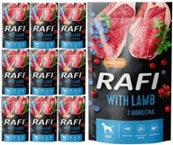 Rafi Mokré krmivo pre psov LAMB 10 x 500 g