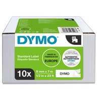 Dymo pásky D1 9mm x 7m čb BAL HODNOTY 10 ks.