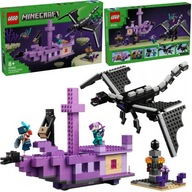 LEGO MINECRAFT 21264 DARČEK ENDY DRAGON A END LOĎ