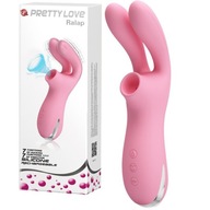 Tlakový stimulátor zajačika RALAP pre USB, silikónový Pretty Love