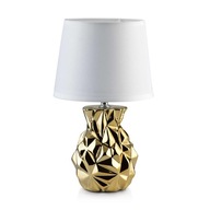 Jedinečná zlatá nočná lampa glam lampa E14