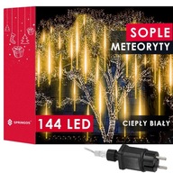 VONKAJŠIE LAMPY 144LED 144LED 30cm VONKAJŠIE LAMPY IP44 PADAJÚCI SNEH 5m GARLAND