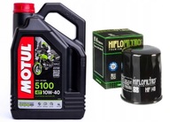 MOTUL OIL 10W40 4T 5100 4L + HF 148