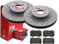 BREMBO PREDNÉ KOTÚČE, DESTIČKY, MERCEDES E W211 330MM