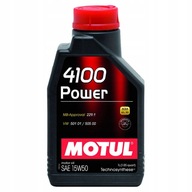 MOTUL 4100 POWER MINERÁLNY OLEJ 15W50 1L