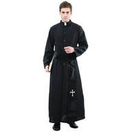 PRIEST outfit, prevlek, sutanový golier, opasok, r52