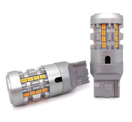 LED žiarovka W21W 7440 12-24V bez chyby oranžová