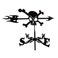 Kovový tovar Cal Deluxe Weather Vane Skull